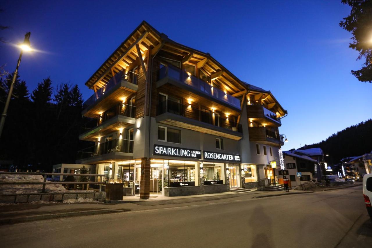 Hotel Rosengarten Madonna di Campiglio Bagian luar foto
