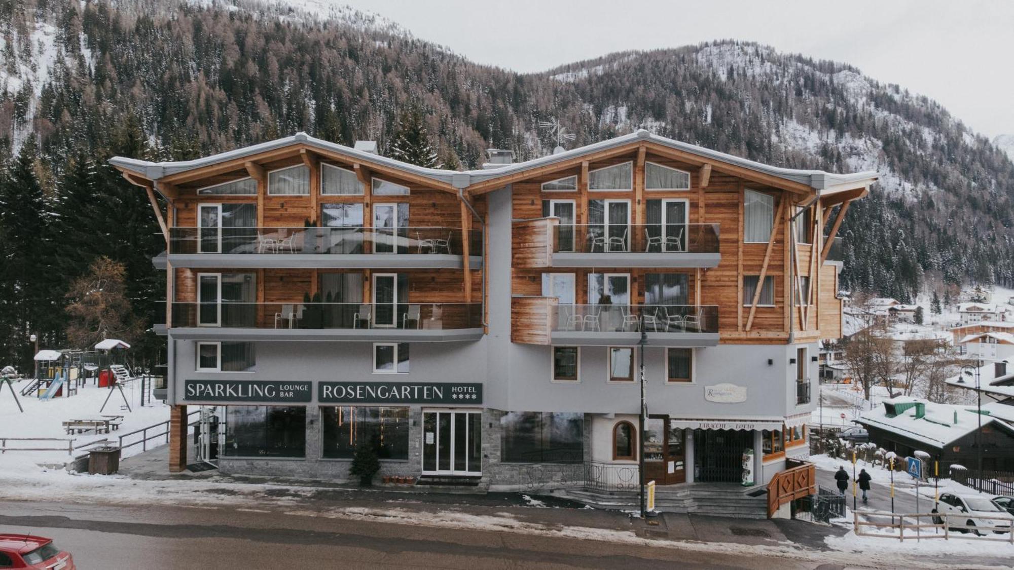 Hotel Rosengarten Madonna di Campiglio Bagian luar foto